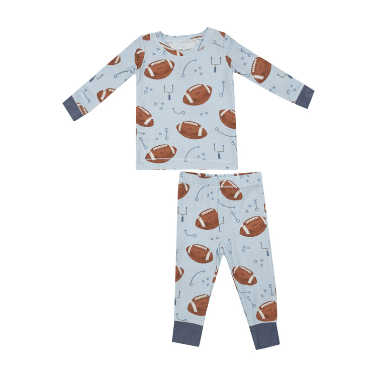 Footballs Blue Loungewear Set