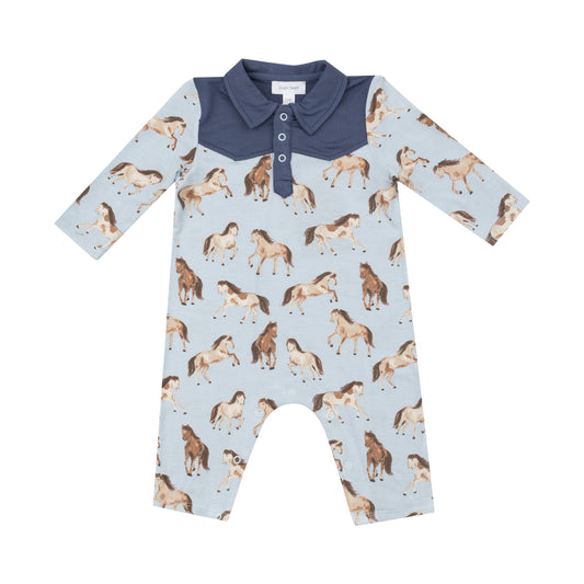 Horses Cowboy Romper