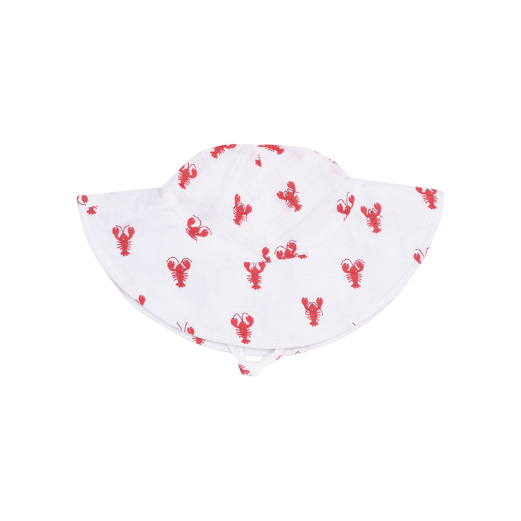 Lobster Muslin Sun Hat