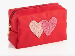 Hearts Cosmetic Pouch