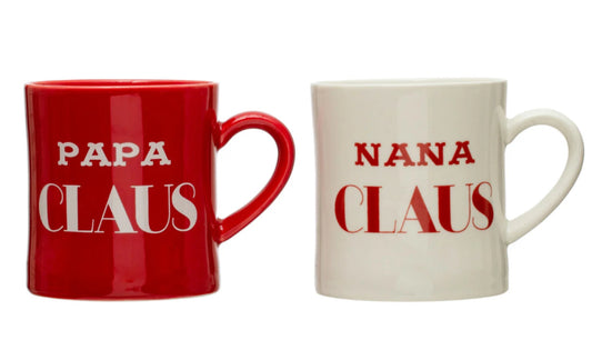 Nana/Papa Claus Mugs