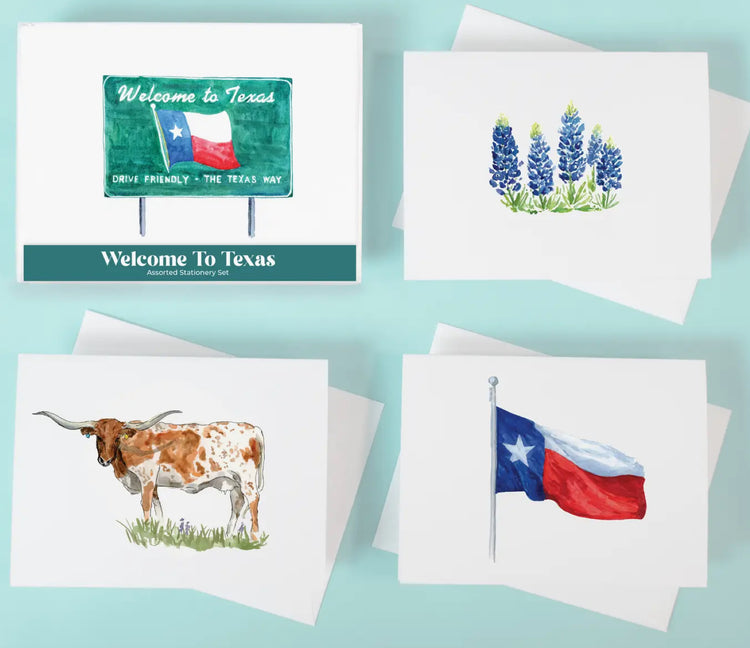 Welcome To Texas Stationary Set