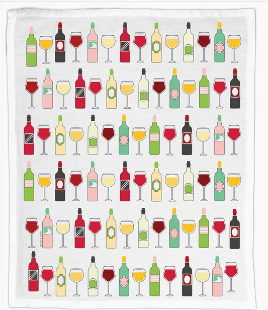 Wine Tea Towel