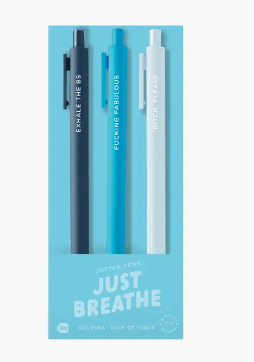 Just Breathe Jotter Pen Set