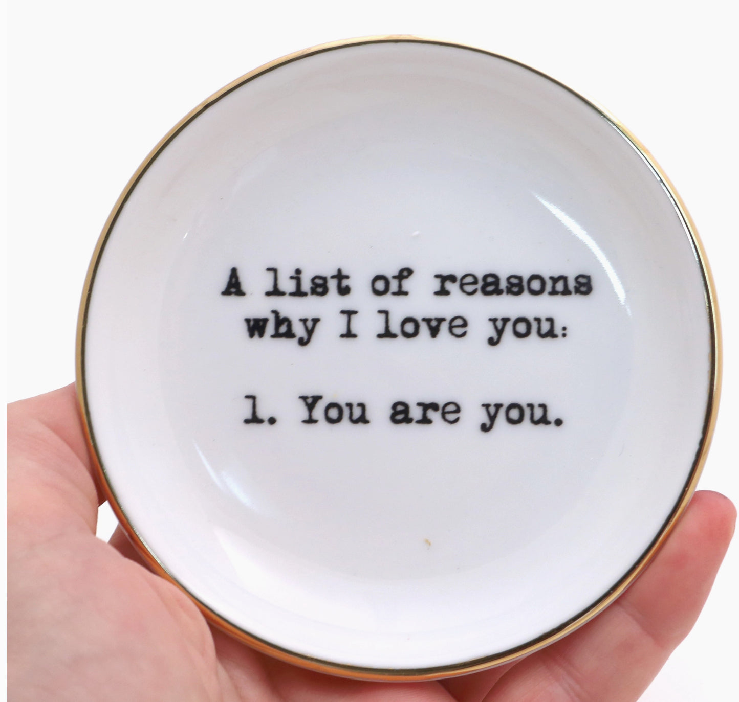 Reasons I love You Ring Dish