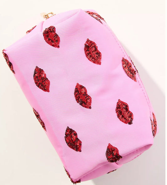 Lips Pattern Cosmetic Bag