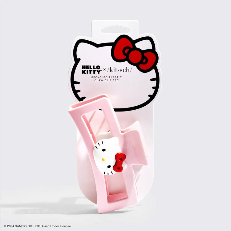 Hello Kitty X Kitsch Recycled Jumbo Open Clawclip-Kitty